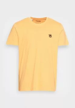 Selected Homme WILDER NECK TEE CAMP - T-shirt Basique - Ochre -Selected Homme Soldes Boutique 00b28f9fba6c4b408569183c41d3d7c8