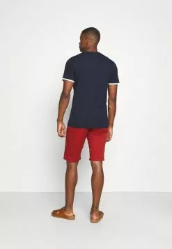 Selected Homme SLHREGPAT O NECK TEE - T-shirt Imprimé - Navy Blazer -Selected Homme Soldes Boutique 015e1bd13b7f469aa2a9f5a6fafa8902