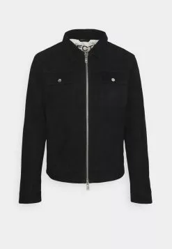 Selected Homme SLHICONIC - Veste En Cuir - Black -Selected Homme Soldes Boutique 0208c9f84bd3454eab79ce8bdefeb1d6