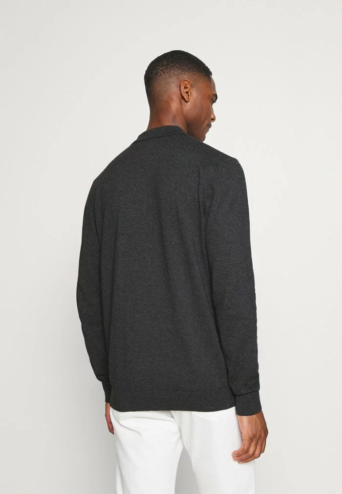 Selected Homme SLHBERG - Polo - Antracit 3 Selected Homme SLHBERG - Polo - Antracit – Image 3