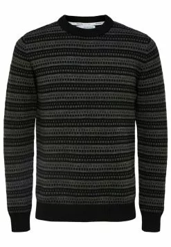 Selected Homme SLHALFIE CREW CAMP - Pullover - Phantom -Selected Homme Soldes Boutique 02a3fff89c5a48509654c3868824482b