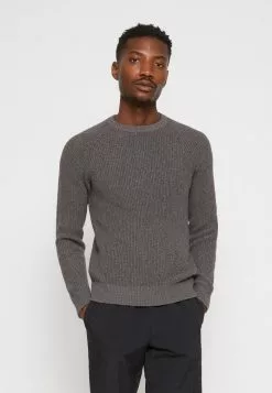 Selected Homme Pullover - Medium Grey Melange