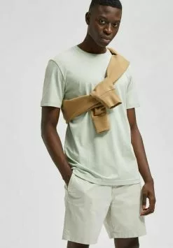 Selected Homme SLHNORMAN SS O-NECK S NOOS - T-shirt Basique - Desert Sage -Selected Homme Soldes Boutique 035afe9118e4497d87b00b9519848499
