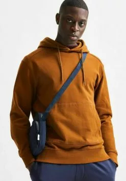 Selected Homme SLHJACKSON HOOD - Sweat à Capuche - Monks Robe -Selected Homme Soldes Boutique 04442065d1d64ff49f13004f26f9c600
