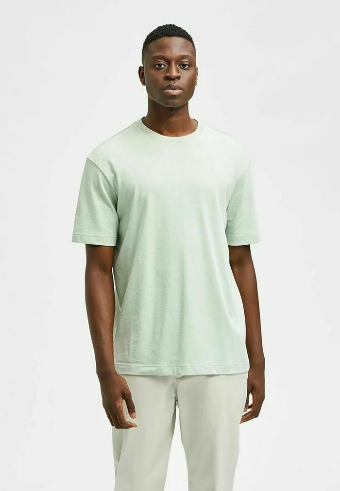 Selected Homme T-shirt Basique - Desert Sage 1 Selected Homme T-shirt Basique - Desert Sage