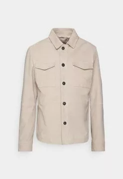 Selected Homme SLHCARTER OVERSHIRT - Veste En Cuir - Oxford Tan -Selected Homme Soldes Boutique 05550a4084ca4df9a8d9a27ac5944ce5