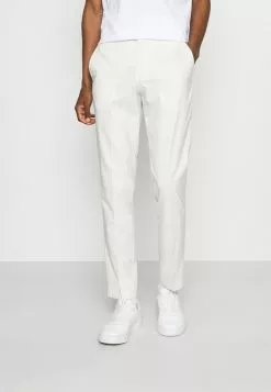 Selected Homme SLHSLIM MYLOLOGAN - Pantalon Classique - Egret