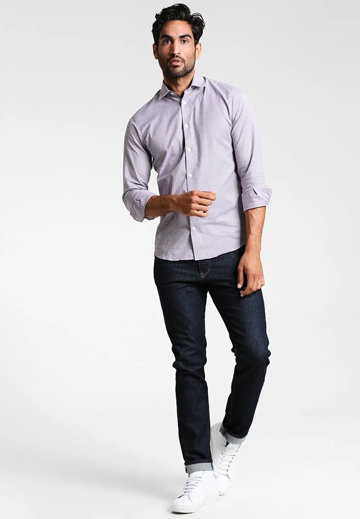 Selected Homme SLHSLIMNEW MARK SHIRT - Chemise Classique - Bright White/red/navy/white 2 Selected Homme SLHSLIMNEW MARK SHIRT - Chemise Classique - Bright White/red/navy/white – Image 2