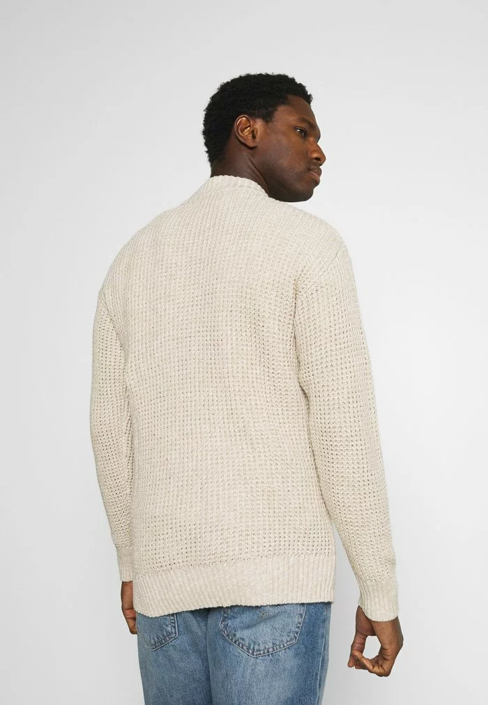 Selected Homme SLHNATHAN HIGH NECK - Pullover - Oyster Gray 3 Selected Homme SLHNATHAN HIGH NECK - Pullover - Oyster Gray – Image 3