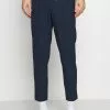 Selected Homme SLHSLIMTAPE MADLEN PIN PANTS - Pantalon Classique - Dark Blue