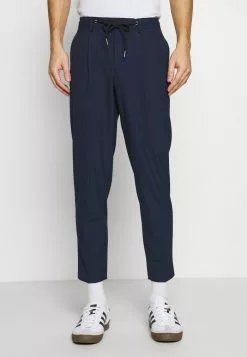 Selected Homme SLHSLIMTAPE MADLEN PIN PANTS - Pantalon Classique - Dark Blue