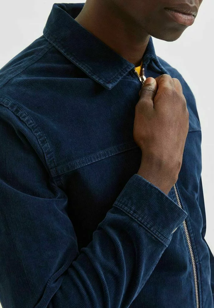 Selected Homme Veste Légère - Blue Indigo 5 Selected Homme Veste Légère - Blue Indigo – Image 5
