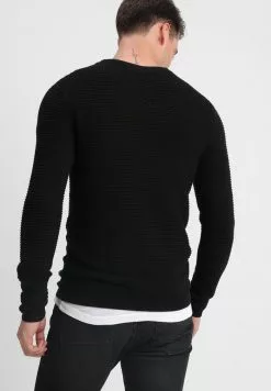 Selected Homme SHHNEWDEAN CREW NECK - Pullover - Black -Selected Homme Soldes Boutique 0b3873acd23e42cb9ee21298b1378c47