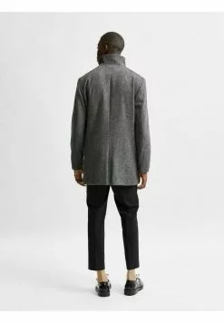 Selected Homme Manteau Court - Grey -Selected Homme Soldes Boutique 0b784a3b342849449b596b8ac30140ee