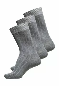 Selected Homme 3PACK - Chaussettes - Grey