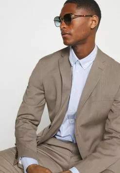 Selected Homme SLHSLIM MYLOBILL STRUCTURE SUITE - Costume - Sand -Selected Homme Soldes Boutique 0c0a68da0bb94cb8be96658d903850b1