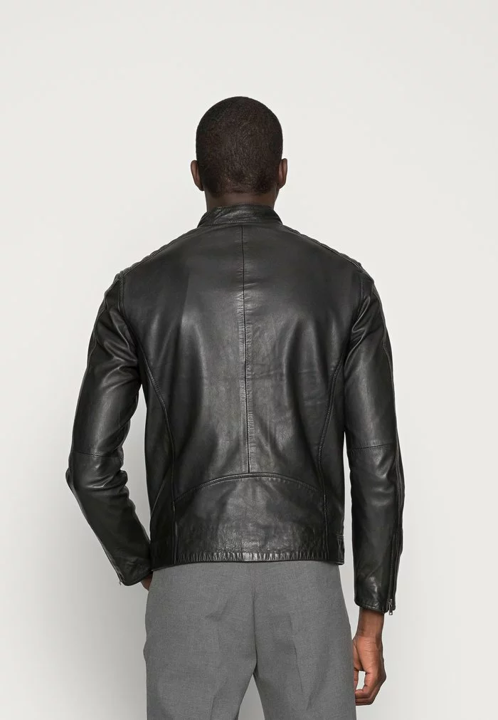 Selected Homme RACER - Veste En Cuir - Black 3 Selected Homme RACER - Veste En Cuir - Black – Image 3