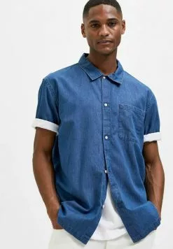 Selected Homme LÄSSIGES - Chemise - Medium Blue Denim -Selected Homme Soldes Boutique 0d420574366146e3bd4fa18a6c33063a