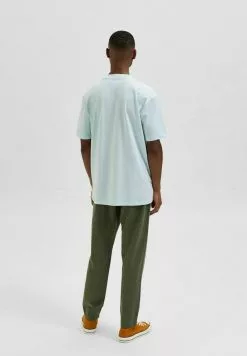 Selected Homme SLHRELAXDENTON - T-shirt Imprimé - Pastel Blue -Selected Homme Soldes Boutique 0d5b455596284de3951576b3ef2b5ae8