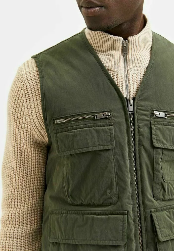 Selected Homme WESTE UTILITY-STIL - Veste Sans Manches - Dark Green 5 Selected Homme WESTE UTILITY-STIL - Veste Sans Manches - Dark Green – Image 5