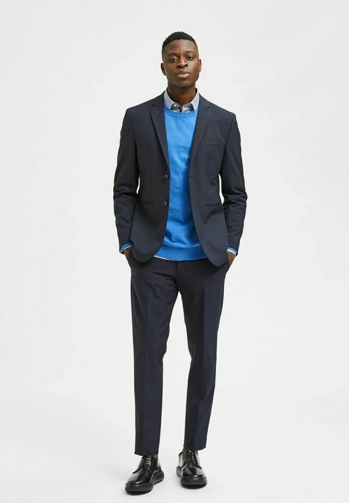 Selected Homme SLIM FIT - Blazer - Dark Sapphire 2 Selected Homme SLIM FIT - Blazer - Dark Sapphire – Image 2