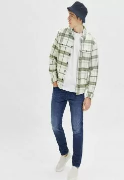 Selected Homme Jean Droit - Medium Blue Denim -Selected Homme Soldes Boutique 104477c7661e48bcb55ce1f6d0231b10