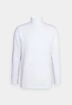 Selected Homme SLHRORY ROLL NECK TEE - T-shirt à Manches Longues - Bright White -Selected Homme Soldes Boutique 10bbb32ce7da4823abd05d4d6ae9463e