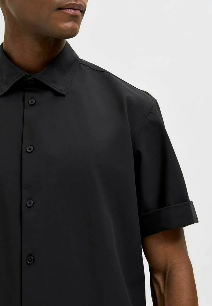 Selected Homme Chemise - Black 4 Selected Homme Chemise - Black – Image 4
