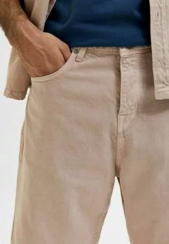 Selected Homme Short En Jean - Fawn -Selected Homme Soldes Boutique 10e567751cbf474bb02870a2bc54903c
