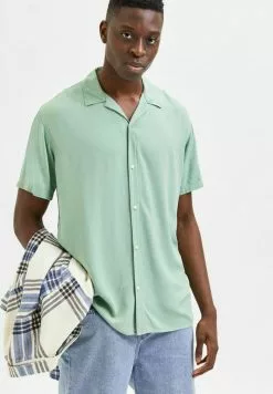 Selected Homme EINFARBIGES - Chemise - Granite Green -Selected Homme Soldes Boutique 119d362b607941e6bfce061188cdc087