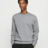 Selected Homme SLHJASON CREW NECK - Sweatshirt - Medium Grey Melange