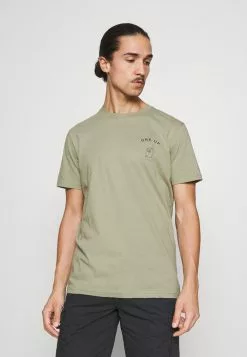 Selected Homme SLHCARTER O NECK TEE - T-shirt Imprimé - Tea