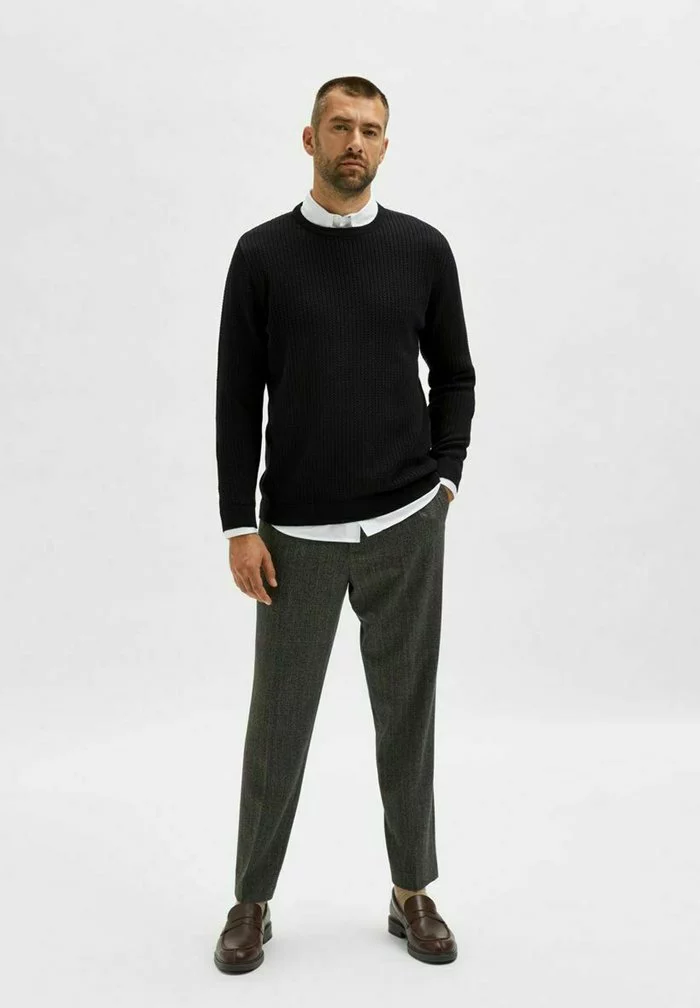 Selected Homme Pullover - Black 2 Selected Homme Pullover - Black – Image 2