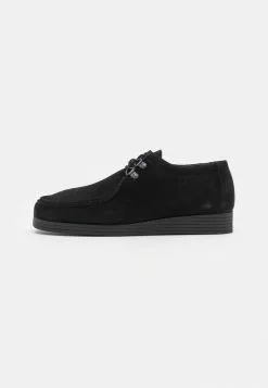 Selected Homme SLHCHRISTOPHER WALLABEE - Chaussures à Lacets - Black