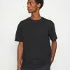 Selected Homme SLHLOOSEGILMAN O NECK TEE - T-shirt Basique - Black