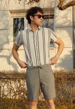 Selected Homme SLHCOMFORT NEWTON - Short - Black/oatmeal 12 Selected Homme SLHCOMFORT NEWTON - Short - Black/oatmeal -Selected Homme Soldes Boutique 1569b297fdac4e60ad11935fb1dc9398