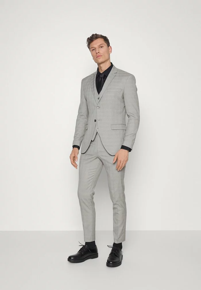 Selected Homme SLHMYLOLOGAN CHECK SUIT - Costume - Light Grey 1 Selected Homme SLHMYLOLOGAN CHECK SUIT - Costume - Light Grey