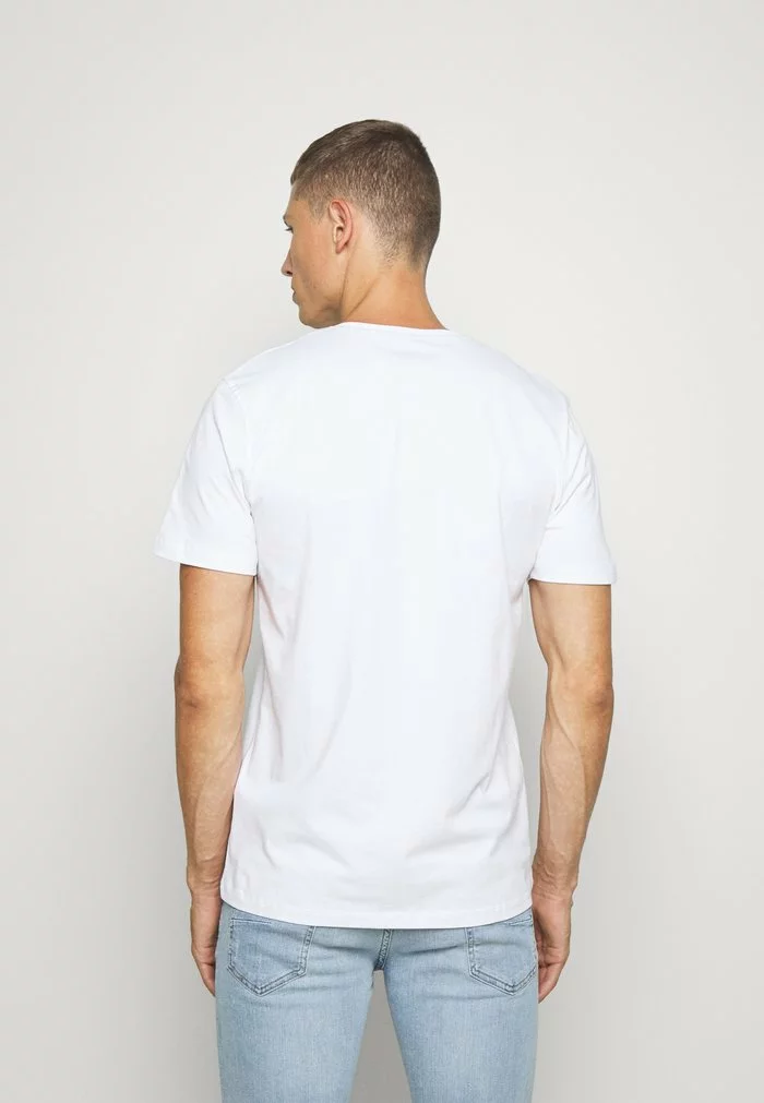 Selected Homme SLHCITY ONECK TEE - T-shirt Imprimé - Bright White 3 Selected Homme SLHCITY ONECK TEE - T-shirt Imprimé - Bright White – Image 3