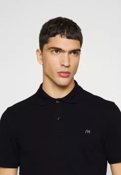 Selected Homme SLHAZE - Polo - Black -Selected Homme Soldes Boutique 15d35c5635a04fb69172794e304768a1