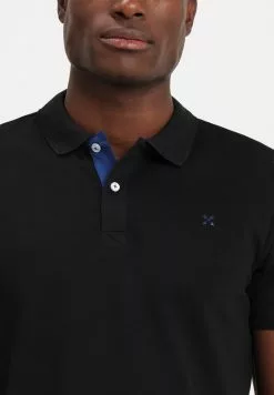 Selected Homme SLHLUKE SLIM FIT - Polo - Black -Selected Homme Soldes Boutique 15d72a5f6fd64eae9c914d8d450cc855