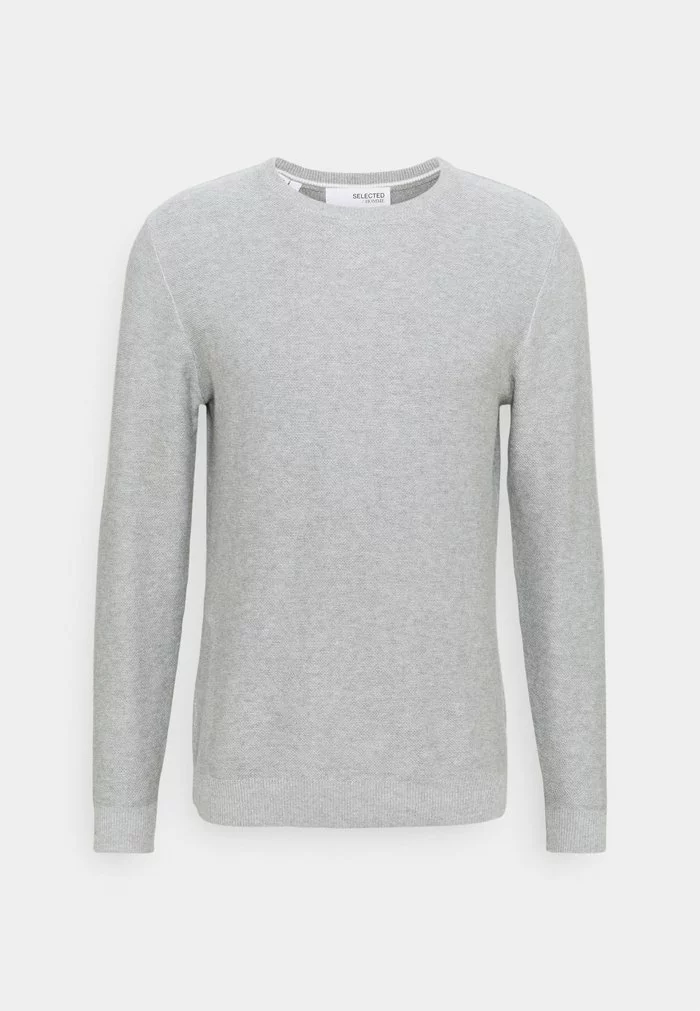 Selected Homme SLHBRENT CREW NECK - Pullover - Light Grey Melange 5 Selected Homme SLHBRENT CREW NECK - Pullover - Light Grey Melange – Image 5