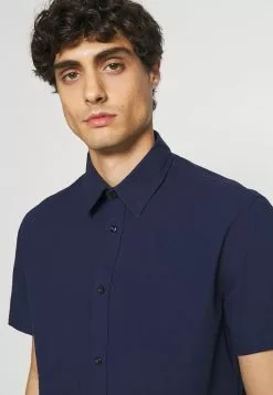 Selected Homme SLHREGNATE SEERSUCKER - Chemise - Peacoat -Selected Homme Soldes Boutique 16c2c3ad78384a0c9cdc1e2b9282e788