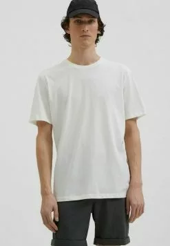 Selected Homme T-shirt Imprimé - Egret -Selected Homme Soldes Boutique 176541631aa34cd09e85bb333155d84e