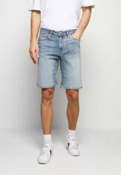 Selected Homme SLHALEX - Short En Jean - Light Blue Denim