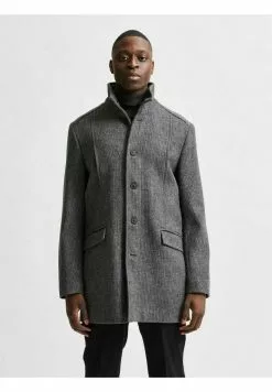 Selected Homme Manteau Court - Grey