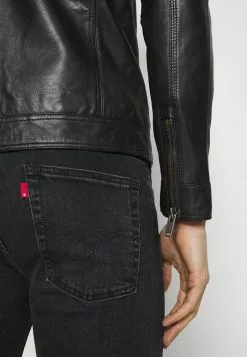 Selected Homme SLHICONIC CLASSIC - Veste En Cuir - Black -Selected Homme Soldes Boutique 19435a629ab64cab815ac71c9723fc2b