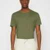 Selected Homme ROCKFORD TEE - T-shirt Basique - Olivine