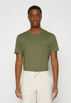 Selected Homme ROCKFORD TEE - T-shirt Basique - Olivine