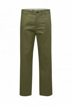 Selected Homme SLHLOOSE FLEX - Chino - Deep Lichen Green -Selected Homme Soldes Boutique 19db9e81f52b4b5884f081b4342b7672