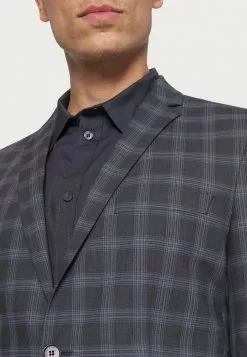 Selected Homme SLHMYLOLOGAN CHECK SUIT - Costume - Dark Grey/blue 17 Selected Homme SLHMYLOLOGAN CHECK SUIT - Costume - Dark Grey/blue -Selected Homme Soldes Boutique 19eef9ef83244f96bdd824c5aa0907db